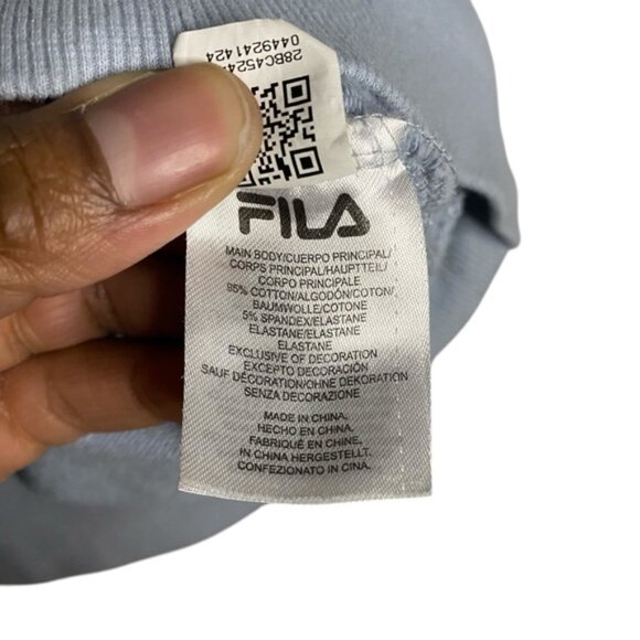 Fila Women's Light Blue Crewneck Sweatshirt - Picture 6 of 9